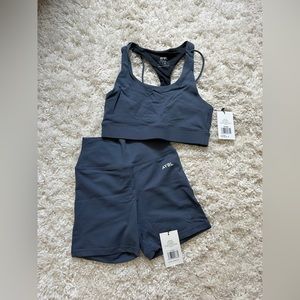 AYBL - Core Bra and Biker Short Set - Brand New with Tags